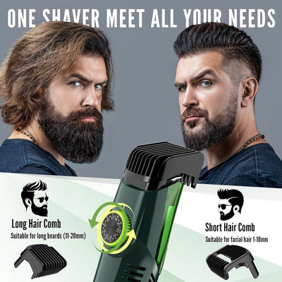 Vacuum Beard Shaver for Men
