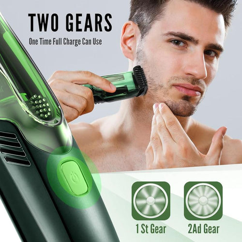 Vacuum Beard Shaver for Men