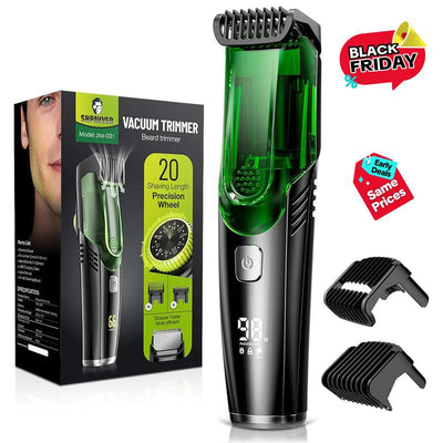 Vacuum Beard Shaver for Men