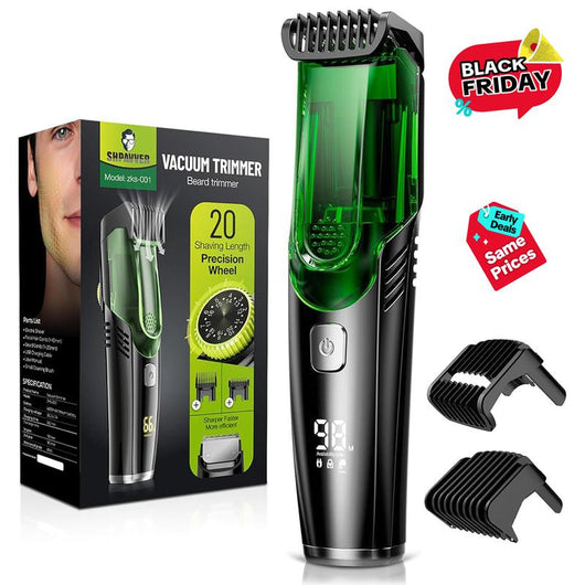 Vacuum Beard Shaver for Men