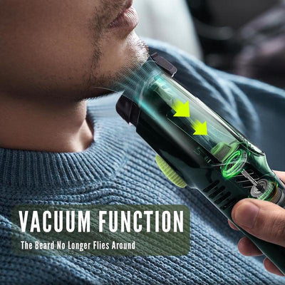 Vacuum Beard Shaver for Men